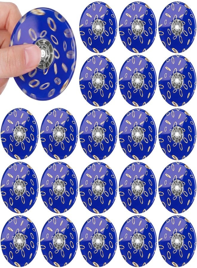 Charnoel 48 Pcs Blue and Golden Ring Fidget Spinners Bulk Mini Fidget Retro Game Birthday Party Favors, Goodie Bags Stuffers, Party Game Supplies, Rewards, Carnival Prizes and Gifts - Image 1