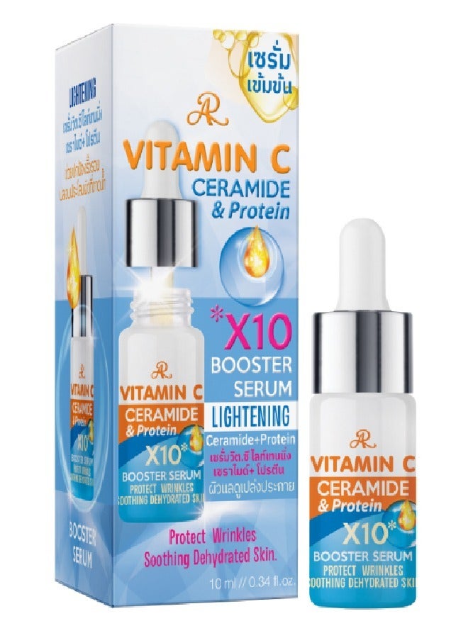 إيه آر AR فيتامين سي سيراميد وسيراميد وبروتين معزز سيروم 10 مل