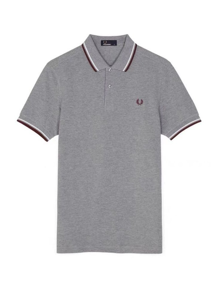 FRED PERRY Essential Logo Printed Polo Shirt 