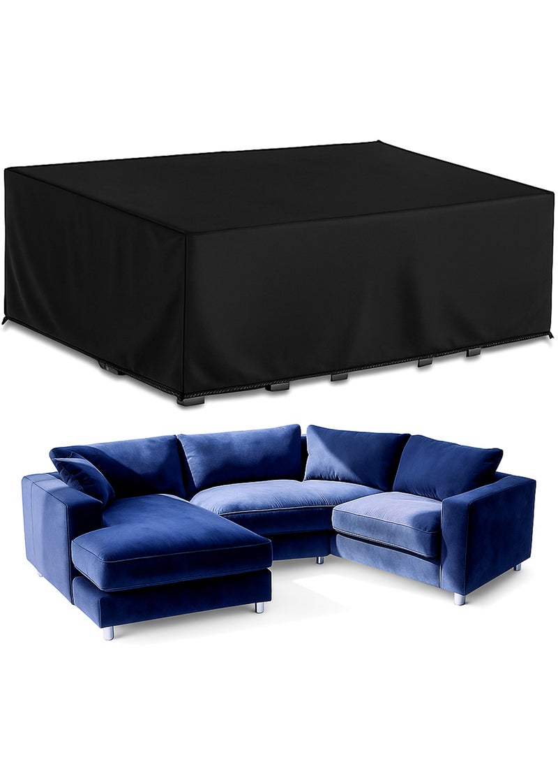 Topify TOPIFY Waterproof Garden Patio Furniture Cover Set,(350 x260 x90) 210D Heavy Duty Oxford Fabric UV Resistant Protection for Square Sofa Outdoor  - Image 1