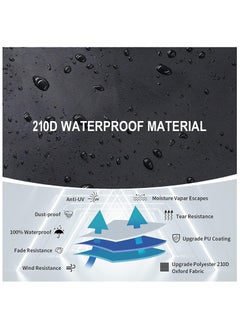 Topify TOPIFY Waterproof Garden Patio Furniture Cover Set,(350 x260 x90) 210D Heavy Duty Oxford Fabric UV Resistant Protection for Square Sofa Outdoor  - Image 5