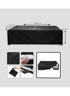 Topify TOPIFY Waterproof Garden Patio Furniture Cover Set,(350 x260 x90) 210D Heavy Duty Oxford Fabric UV Resistant Protection for Square Sofa Outdoor  - Image 2