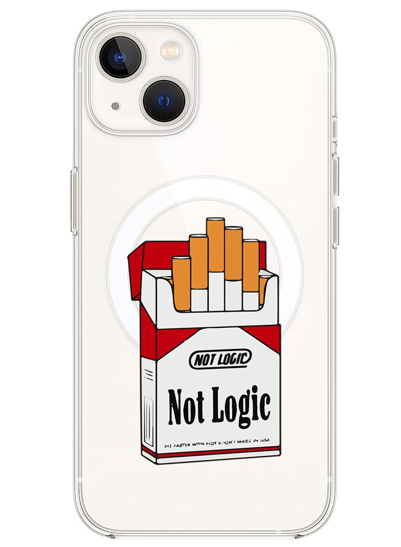 Theodor Magnetic Case for iPhone 14 6.1-inch Compatible with MagSafe Wireless Charging, Shockproof Phone Bumper Cover Not Logic - Image 1