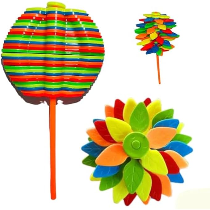 Lavilok Spin Candy Flower Rotating Lollipop Magic Lollipop Tree Stress Relief Toys Rattle (Multicolor)_F31 - Image 3