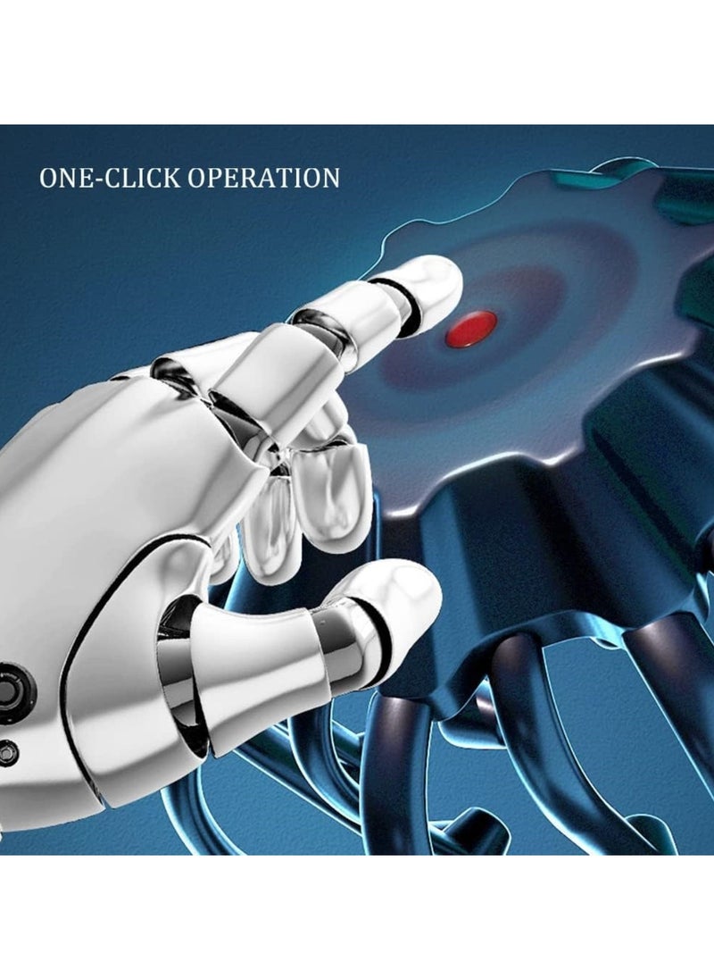 Ru syanl - Octopus Head Massager Automatic Scalp Massager with 15 Vibrating Contacts 5 Modes and Bluetooth Music Wireless Head Massage Tool for Headache Relieving Stress - Image 1