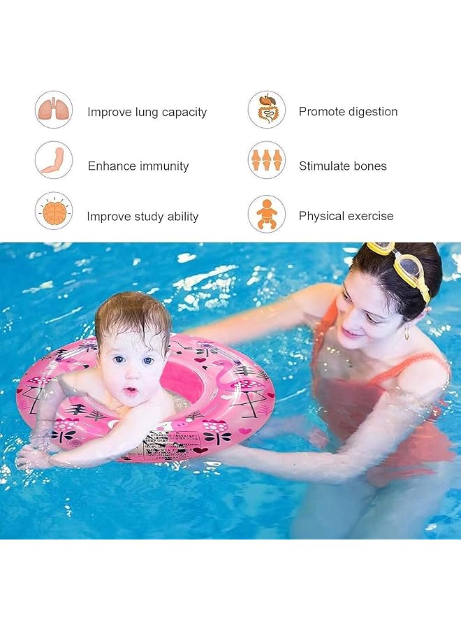 KASTWAVE Baby Swimming Float Ring Baby Swimming Float Baby Swimming Ring Baby Swimming Float Ring Pool Inflatable Swimming Ring With Float Seat For 6 48 Months Children. - Image 2