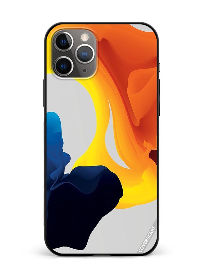 COVERSCART Protective Case Cover For Apple iPhone 11 Pro Fluid Color Layers Design Multicolour