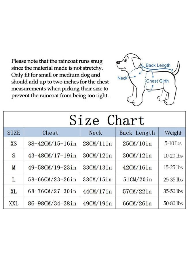 Morezi Dog Zip Up Dog Raincoat with Reflective Buttons, Rain/Water Resistant, Adjustable Drawstring, Removable Hood, Stylish Premium Dog Raincoats - Size XS to XXL Available - Yellow - S - Image 4