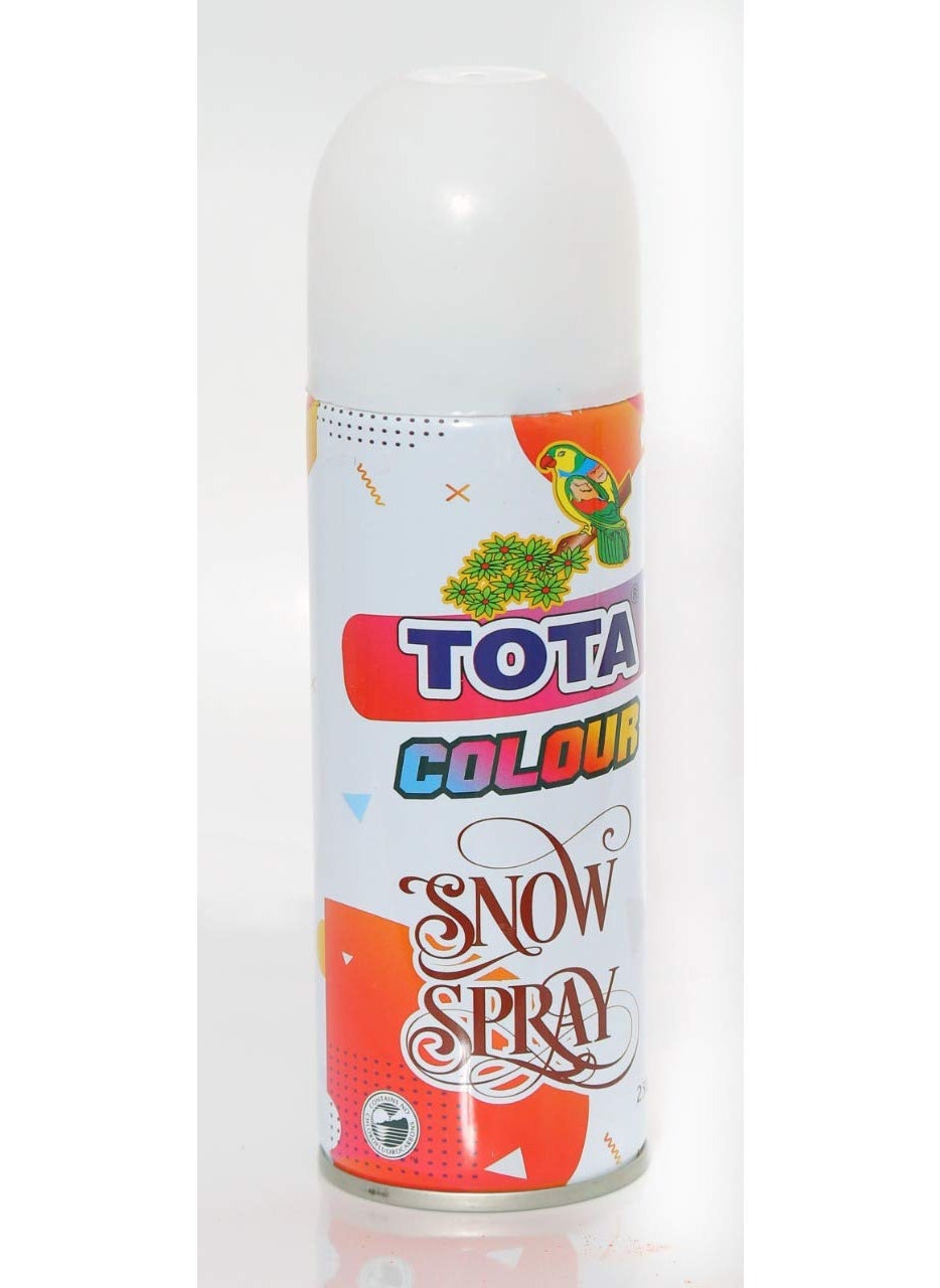 TOTA TOTA Snow Spray for Birthday Christmas Holi New Year Marriage Anniversary Party Random 2 Color Pack of 2250 Ml Each 500 Ml  - Image 2