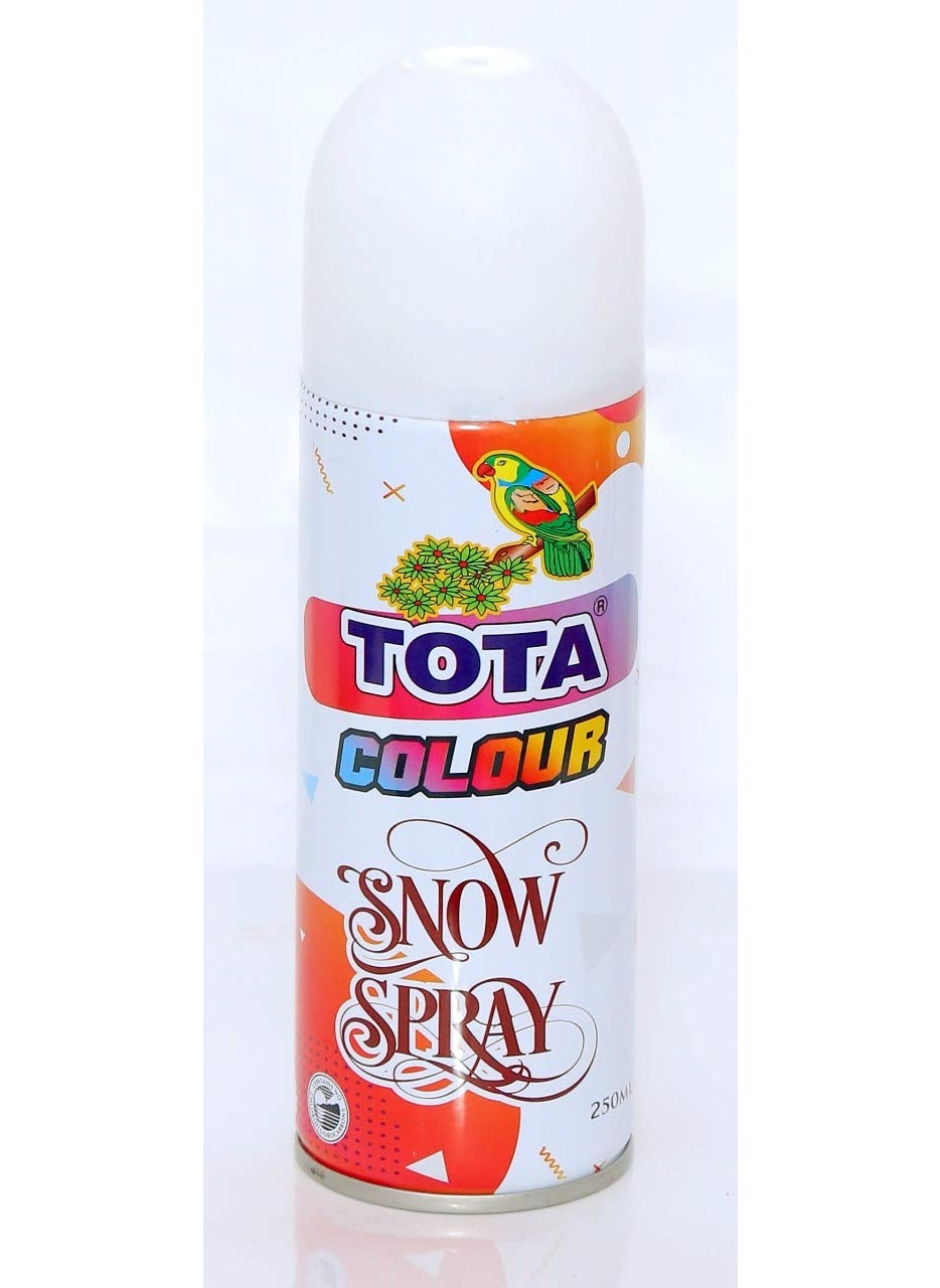 TOTA TOTA Snow Spray for Birthday Christmas Holi New Year Marriage Anniversary Party Random 2 Color Pack of 2250 Ml Each 500 Ml  - Image 4