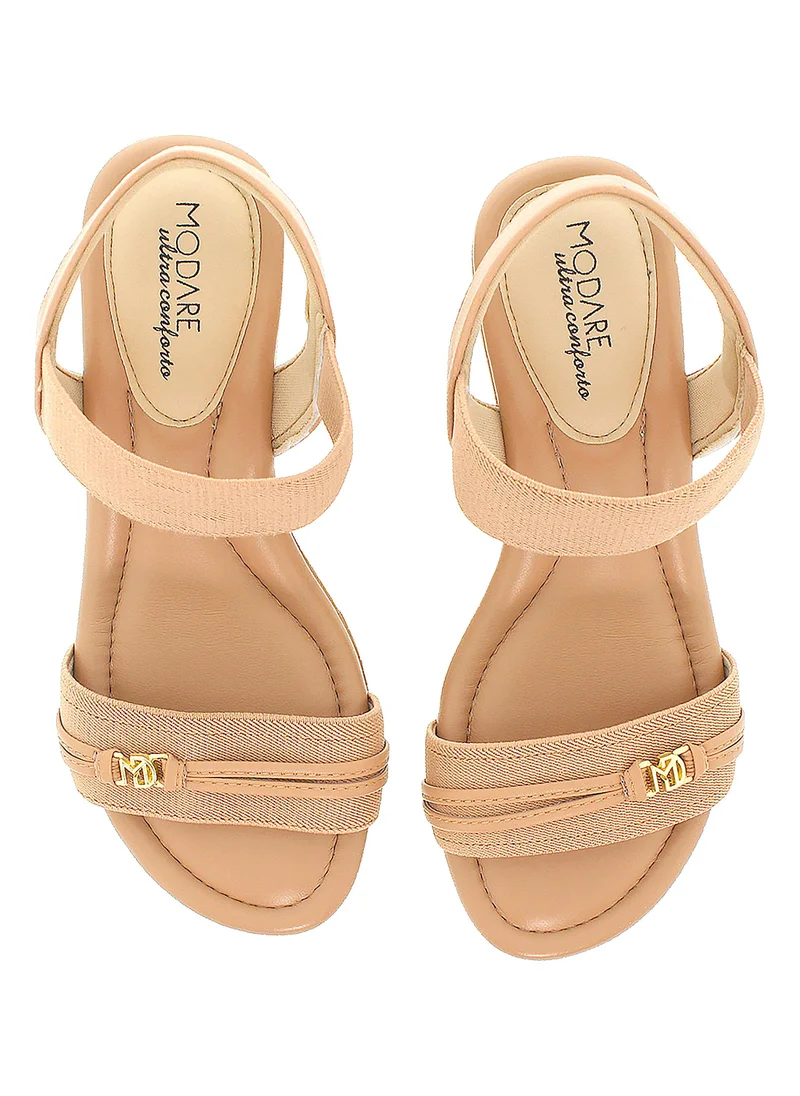 Modare Nude Modare Women’s Flat Sandals with Back Strap – Secure Fit and Lightweight Daily Wear for Women | Best Price UAE