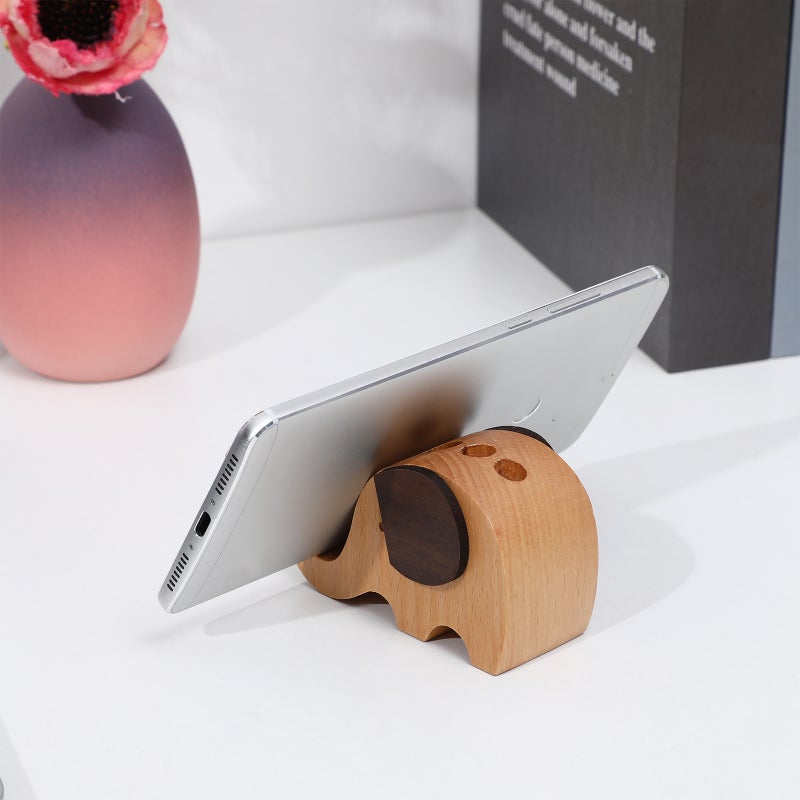 Elephant Pencil Holder with Phone Stand Multifunctional Pen Container Cellphone Holder Desk Organizer for Home School Office - Image 4
