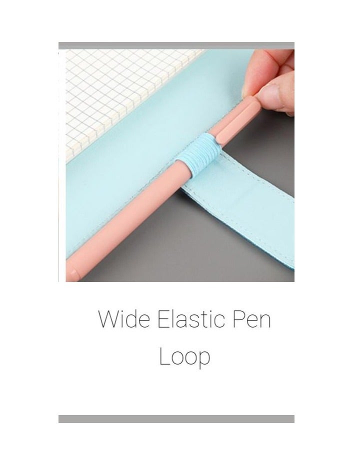 Money envelope, budget papers, and expenses - with cash envelopes for budgeting and saving money - colored sticky notes and a metal pen - cyan - Image 3