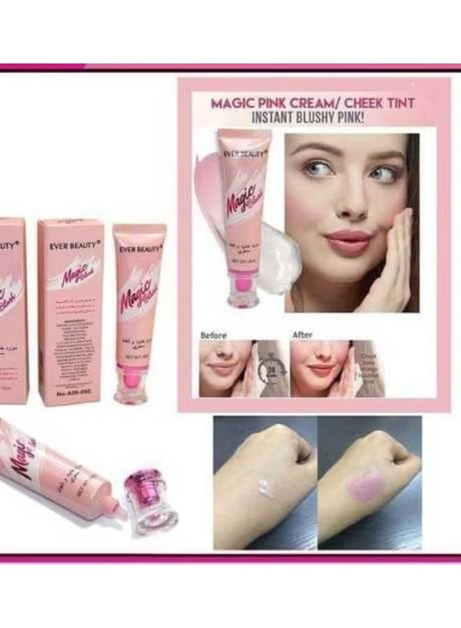 Ever Beauty Magic Blush 2 in 1 Lip & Cheek Tint, 24h Long Lasting - Image 3