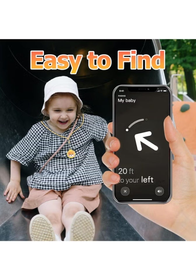 AirTag Necklace Kids, 2 Pack Holder for Apple Air Tag Toddler Silicone Hidden Case Convenient Than Wristband Bracelet Child AirTags Holder for Boys (Green, Blue) - Image 5