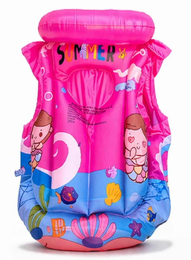 TRADY Kids Swim Vest Jacket for 2-6 Years, Inflatable Float Jacket with Adjustable Safety Buckles, Lightweight Swimming Life Jacket for Boys & Girls Pool Beach Use - Image 5