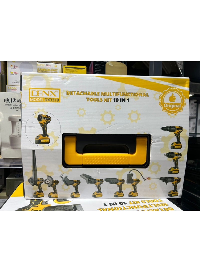 Denx DETACHABLE MULTIFUNCTIONAL TOOLS KIT 10 IN 1 - Image 1