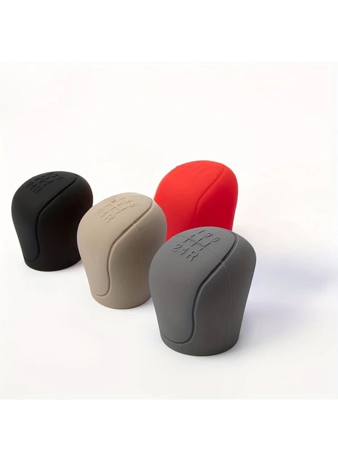 Red One Piece Car Shift Grips for Smooth Gear Changes - Image 1