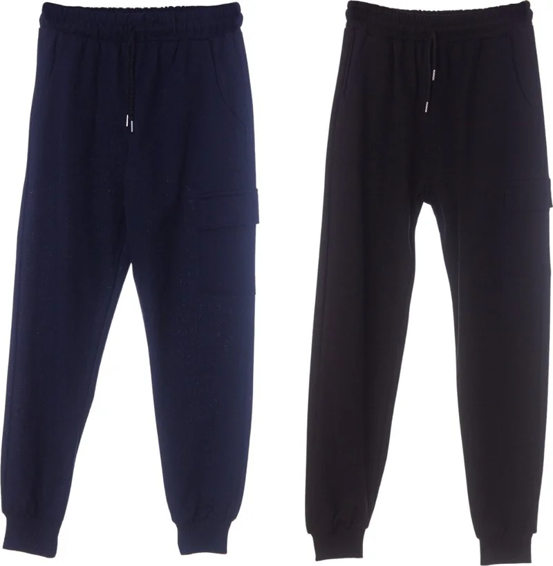 ادا بيبيك تشوكوك Ada Baby Kid Adabebek Cotton Double Pocket Rubber Leg 2-Piece Kids Tracksuit Bottoms
