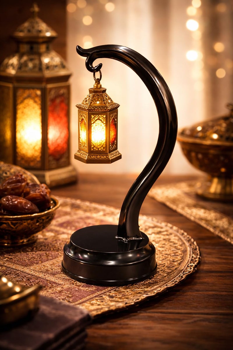 Generic, Black curved design stand with hook, stylish display organizer for watches, jewelry and accessories - Image 3