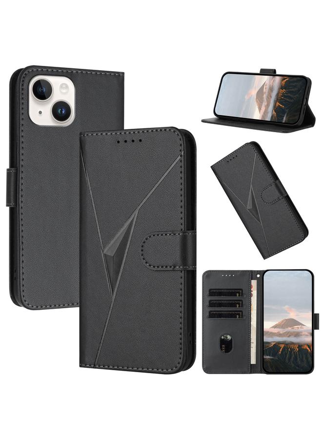 اس-توب جراب هاتف جلدي بمشبك على شكل مثلث لهاتف iPhone 14 - Image 1