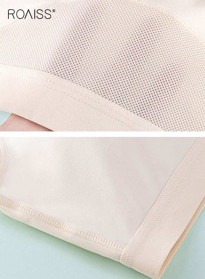 رويس حمالة صدر رياضية للفتيات مع وسادات ثابتة قابلة للتنفس، حمالات صدر تدريبية للمراهقات، حمالة صدر يوغا بظهر سباحي ومرونة عالية، مثالية للمراهقات في مرحلة النمو - Image 4