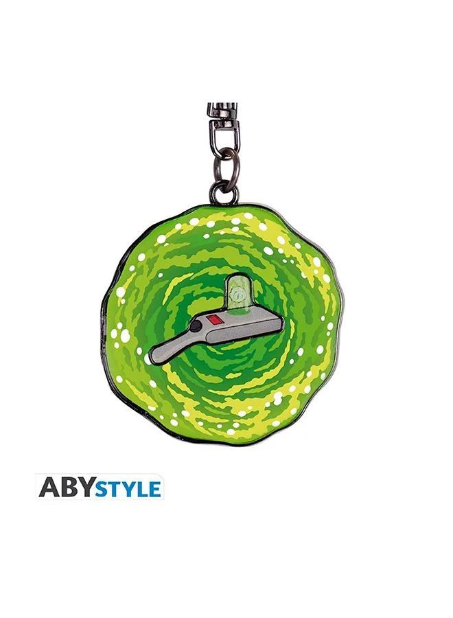 ABYstyle ABYstyle Rick And Morty - Moving Keychain Portal Gun
