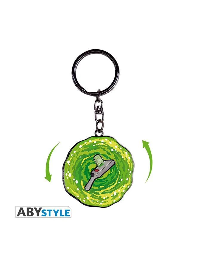 Abystyle  ABYstyle Rick And Morty - Moving Keychain Portal Gun  | Best Price UAE