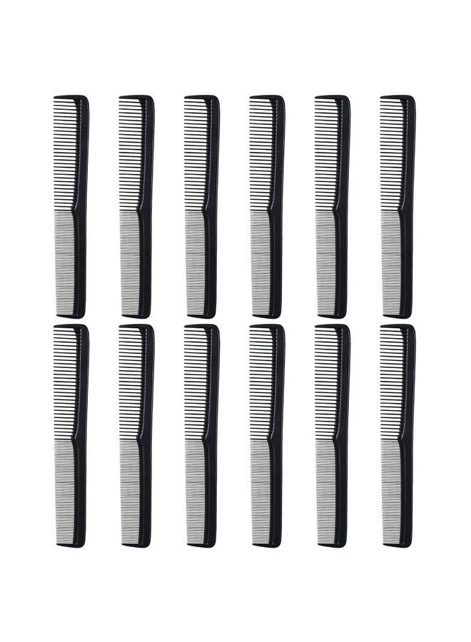Styling Gear 150 Hair Combs Barber Comb Set Combs For Men Combs For Women Combs For Hair Stylist Beard Mustache Styling Pocket Comb Made In Usa 12 Piece. (Black) - Image 1