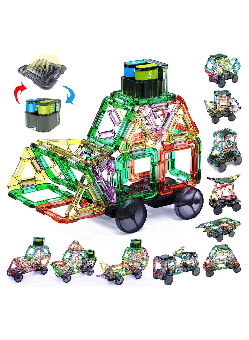 SOLARAE Solar Car Kits STEM Projects for Kids, 16 in 1 Creativity Toys Education Learning Building Toys for 8-14 Year Old Teen Boys Girls, 90 Pcs - Image 1