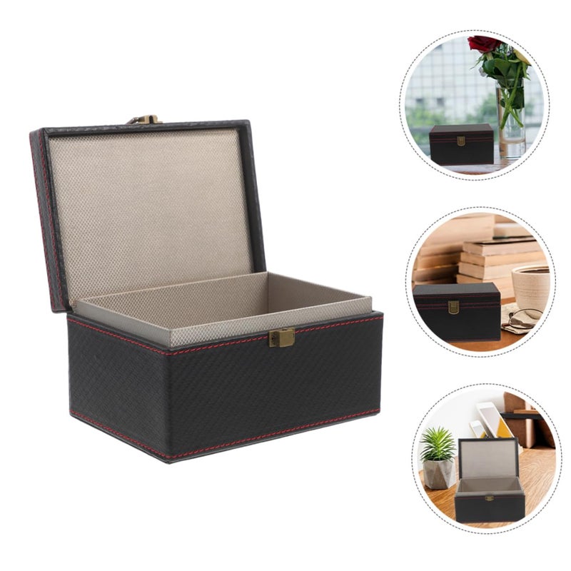 Car Key Signal Blocker Box Carbon Fiber Case 11 50X9 00X6 20CM Compact Storage - Image 4