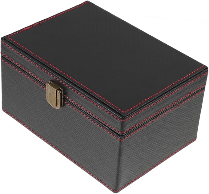 Car Key Signal Blocker Box Carbon Fiber Case 11 50X9 00X6 20CM Compact Storage - Image 1