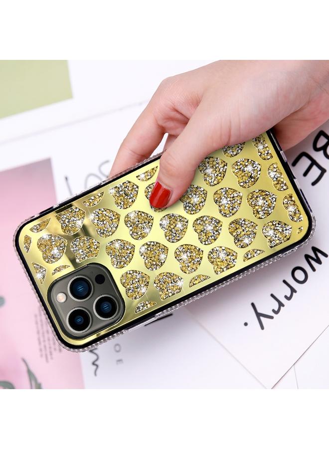 S-TOP Case For iPhone 11 Love Hearts Diamond Mirror TPU Phone Case - Image 4