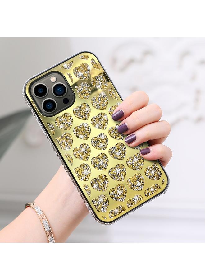 S-TOP Case For iPhone 11 Love Hearts Diamond Mirror TPU Phone Case - Image 2