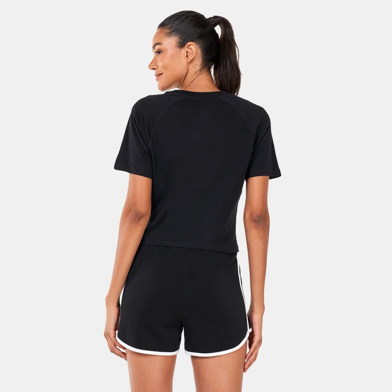 CONVERSE Women's Striped Wordmark T-Shirt