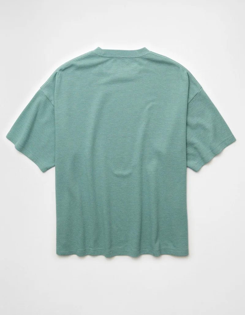 American Eagle  AE Relaxed Ribbed Jersey T-Shirt for Men | Best Price UAE