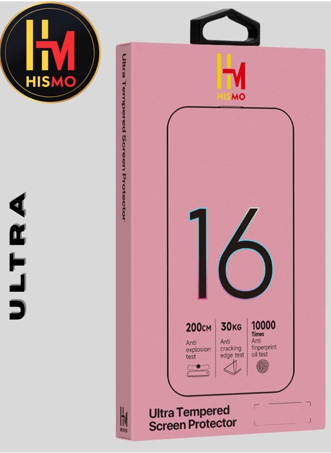 Ultra Privacy Screen Protector for iPhone 16 Pro – 9H Tempered Glass, Scratch Resistant, Anti-Fingerprint, Bubble-Free, Edge-to-Edge Coverage
