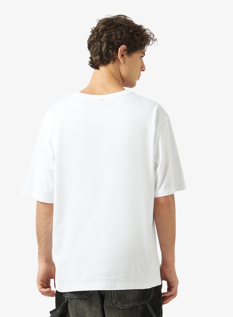 Seventy Five Essential Crew Neck Oversize Drop Shoulder T-Shirt - Image 2