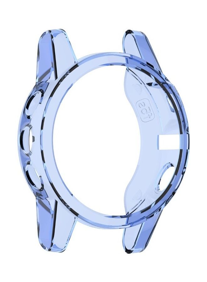 NIBEMINENT Smart Watch Case Cover For Garmin Fenix 5S Transparent Blue
