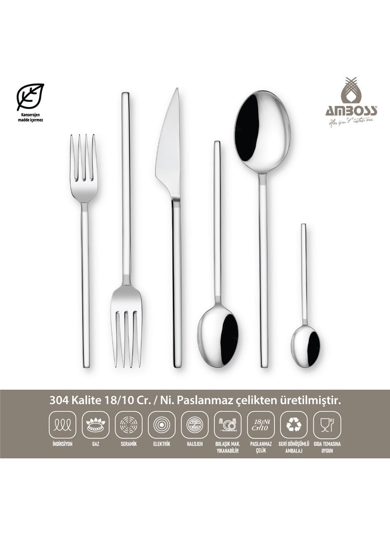 AMBOSS - Diamond 72 Piece Cutlery Set - Image 1