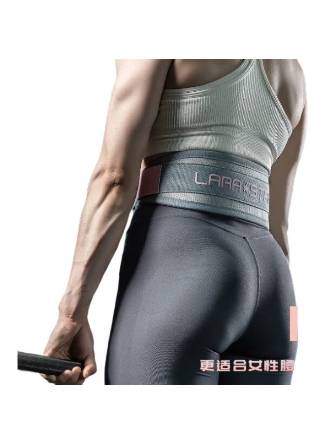 LAURASTAR Laura Star Magnetic Fitness Waist Belt For Women, Deadlift Squat Back Support Belt, Strength Training Exercise Equipment, Gray Slim Version L - Image 1