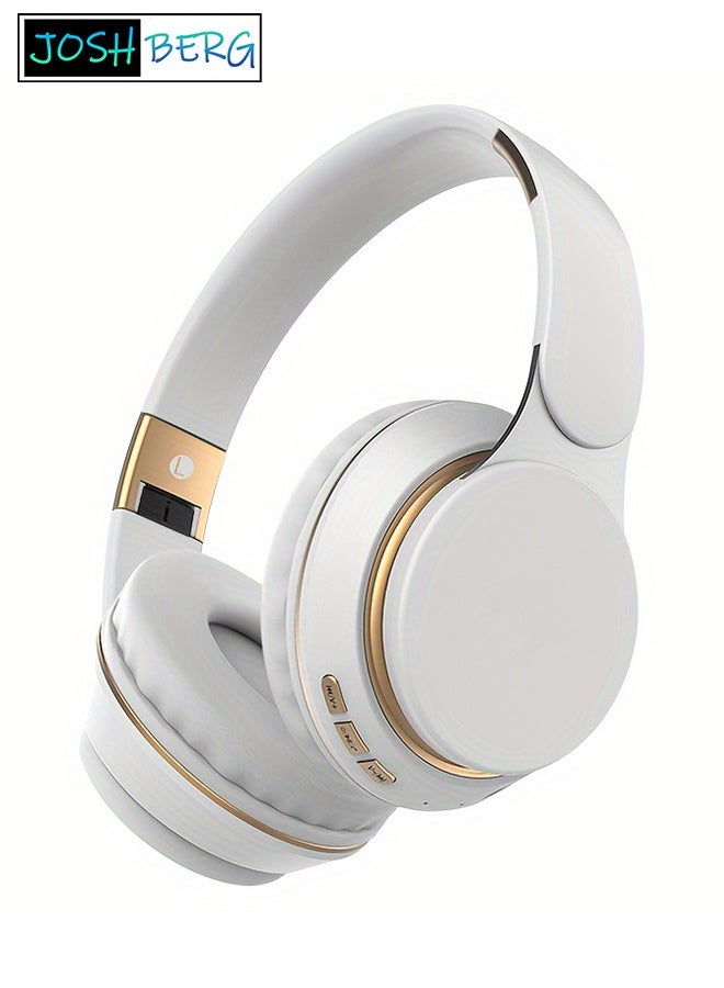 Joshberg FG-07S  Wireless Over-Ear Headphones - Wireless 5.3, Long Battery Life, Soft Earmuffs, HD Sound, Portable & Adjustable for Outdoor Sports and Commuting - Image 1