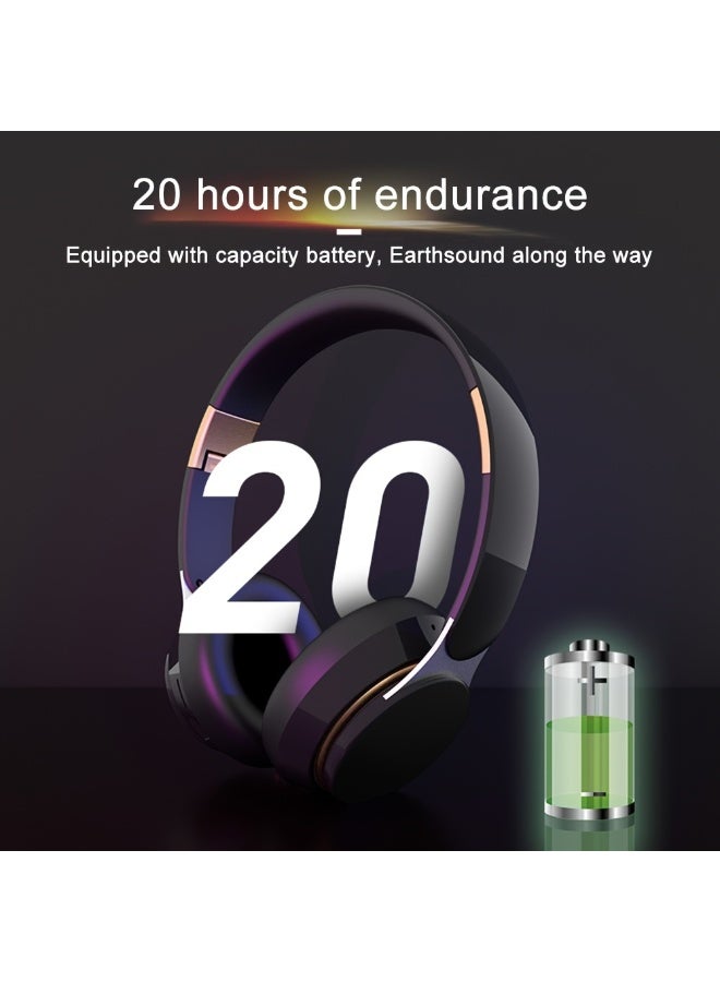 Joshberg FG-07S  Wireless Over-Ear Headphones - Wireless 5.3, Long Battery Life, Soft Earmuffs, HD Sound, Portable & Adjustable for Outdoor Sports and Commuting - Image 4