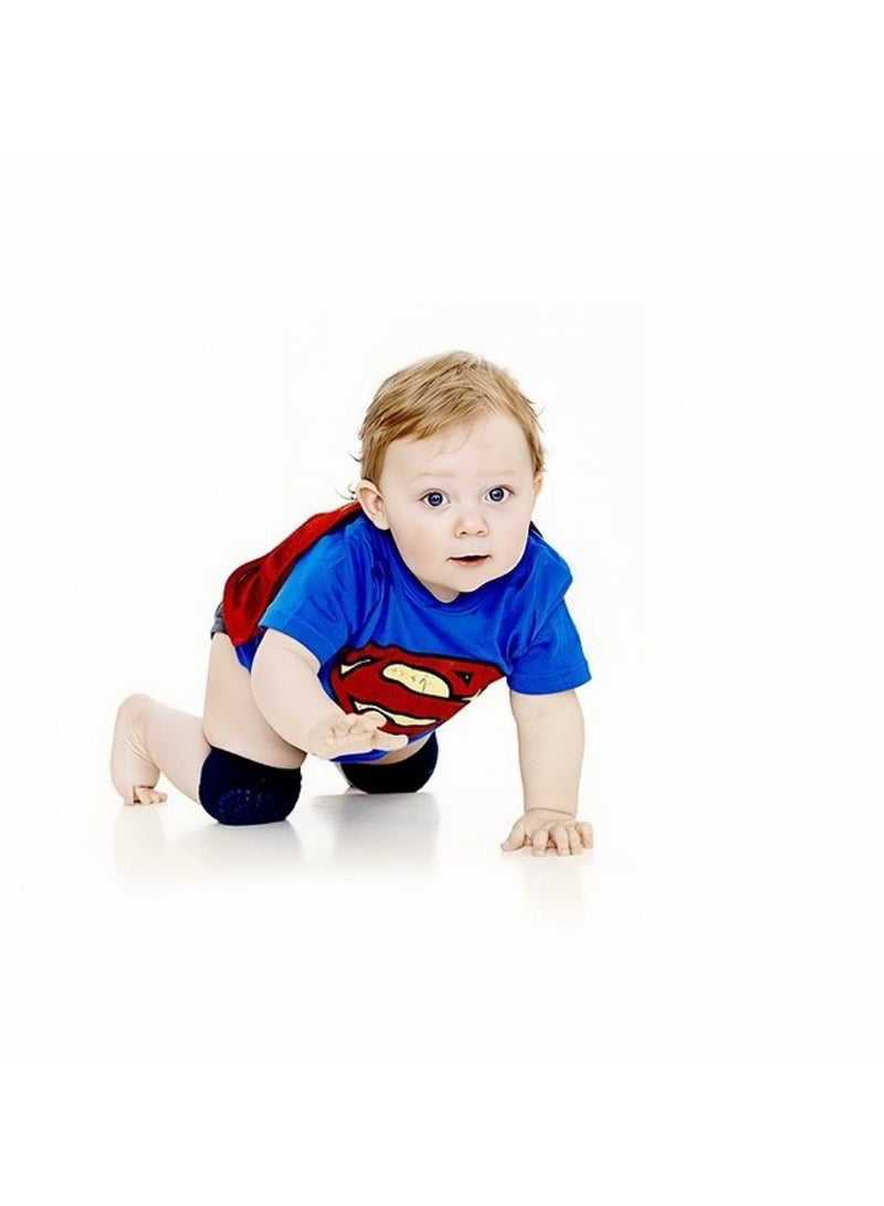 Lee Yon 5 Pairs of Baby Crawling Anti Slip Knee Pads,Baby Knee Protectors Toddlers Leg Warmers ( 12 x 8 cm ) - Image 5