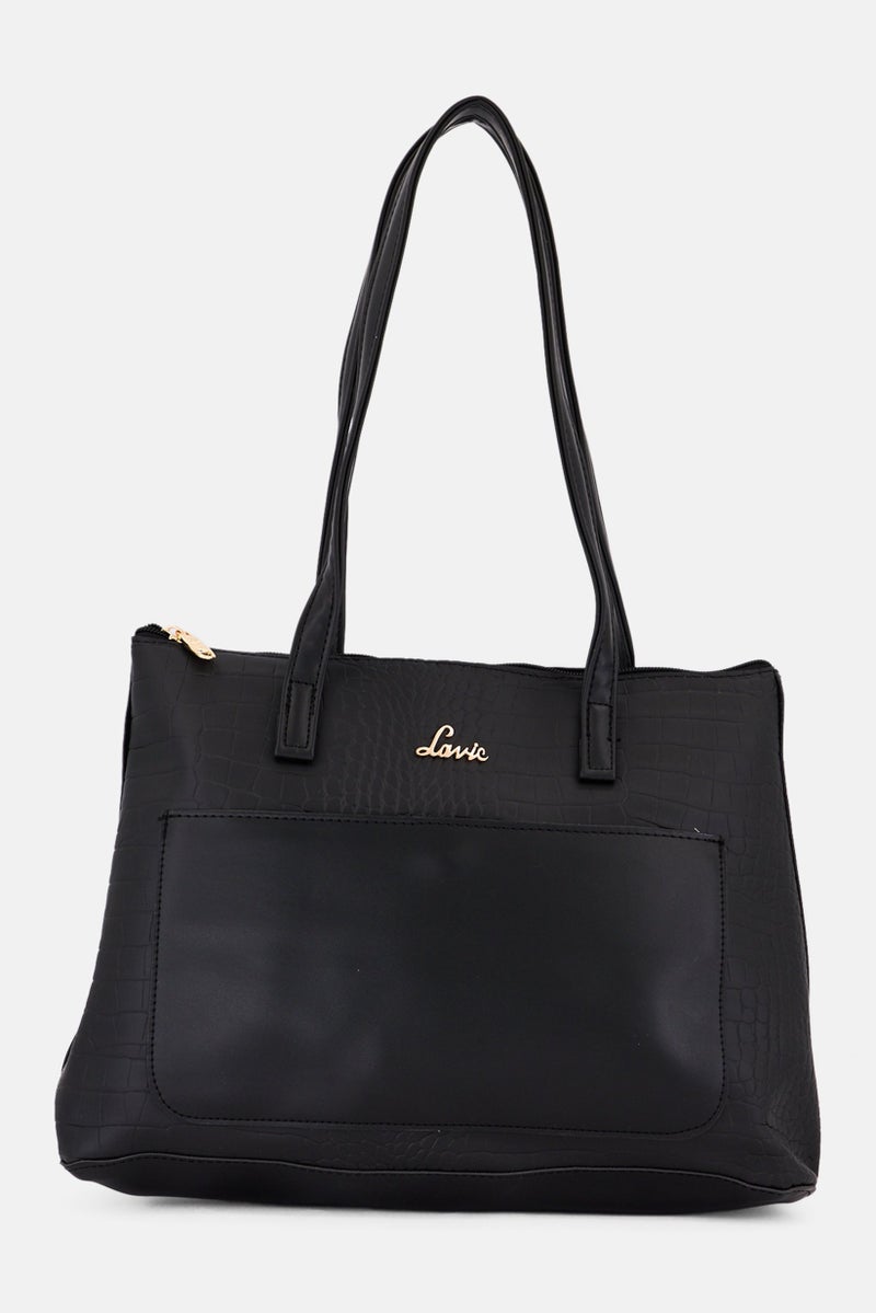 Lavie حقيبة يد بشعار العلامة التجارية للنساء، سوداء - Image 1
