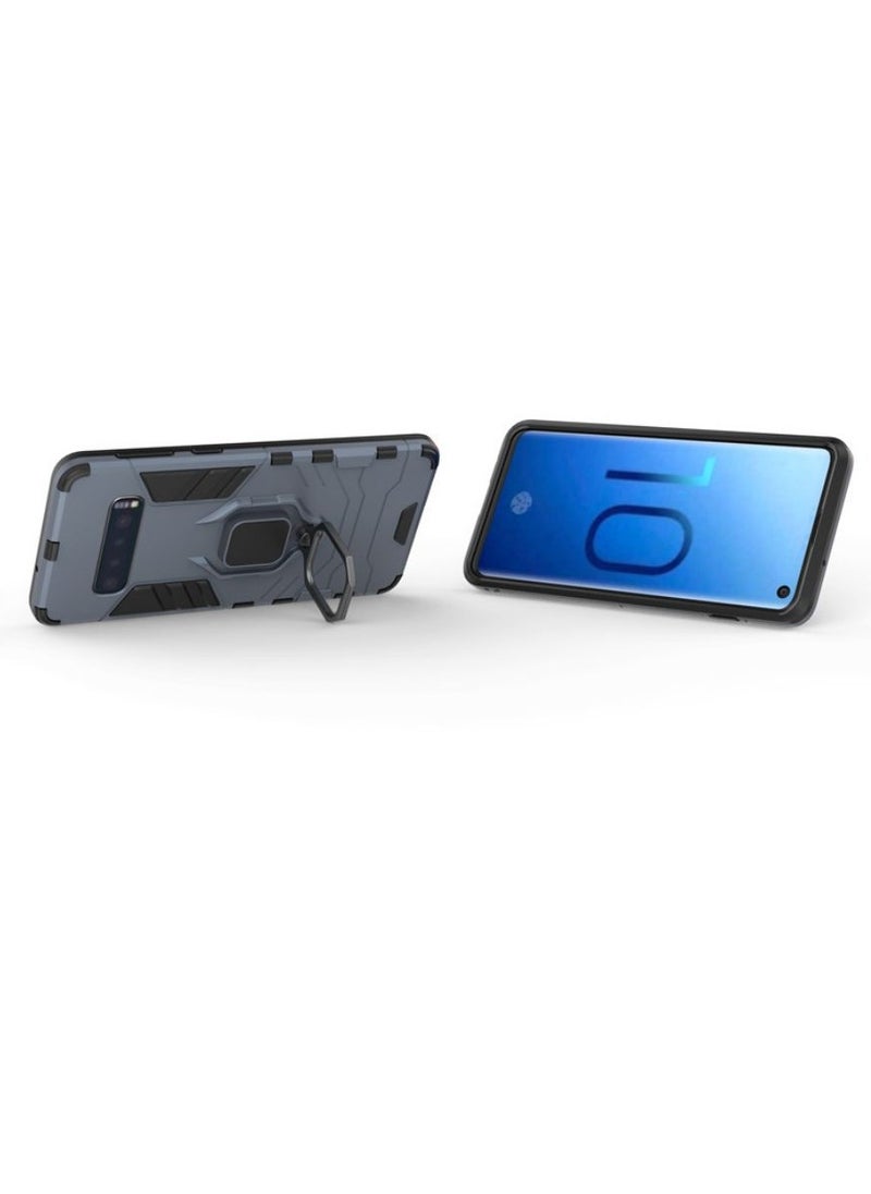 RICOONLINE - For Samsung Galaxy S10 plus Ring Stand Back Protective Phone Cover Housing - Image 1