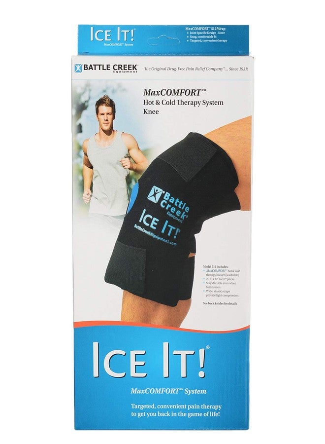 Ice It! Cold & Hot Therapy System Ice Pack Wrap - Ice It MaxCOMFORT (Knee (512 Ideal for Pain Relief, Recovery from Physical Activity, and Every Day use. - from Battle Creek Equipment - Image 5