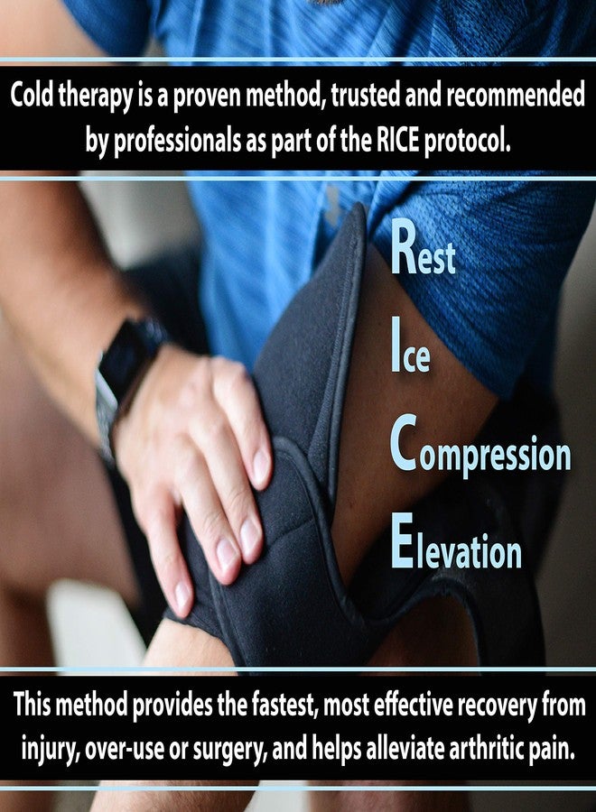 Ice It! Cold & Hot Therapy System Ice Pack Wrap - Ice It MaxCOMFORT (Knee (512 Ideal for Pain Relief, Recovery from Physical Activity, and Every Day use. - from Battle Creek Equipment - Image 3