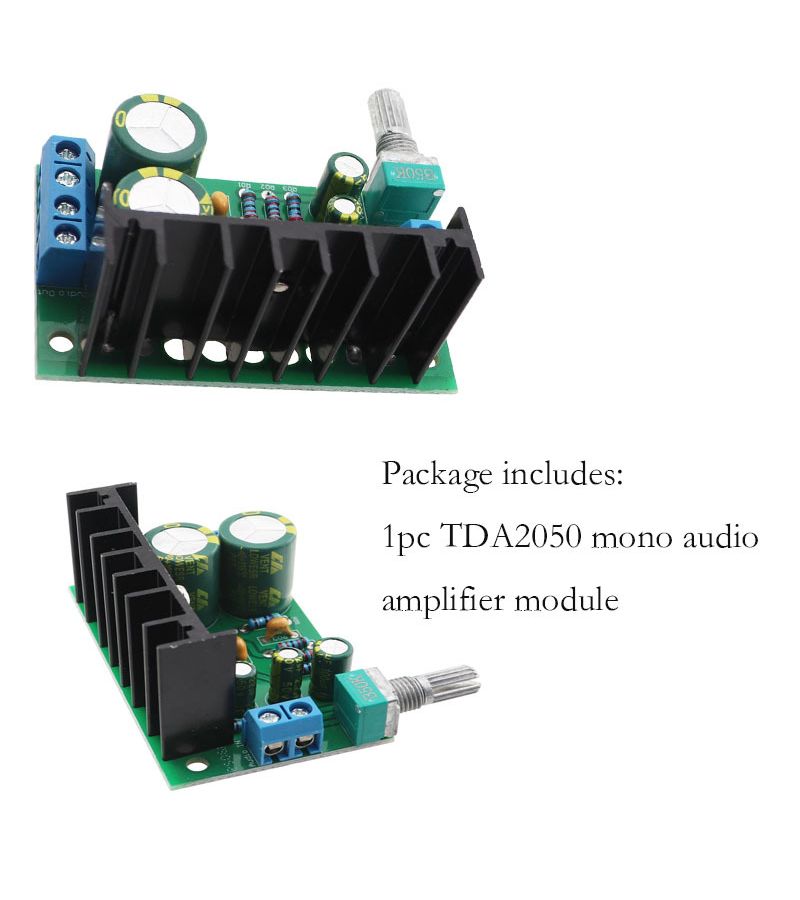 لوحة مضخم الصوت الأحادي TDA2050 قطعة واحدة - Image 3
