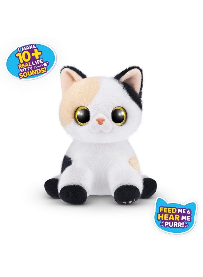 Pets Alive لعبة Smitten Kittens Surprise (Calico Cat Minx) من إنتاج Zuru Nurture Play Soft Toy Unboxing Adopt Interactive 10 Sounds - Image 2